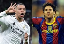 Mbappe breaks Messi’s El Clasico record