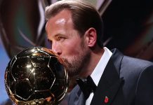 Harry Kane ends England’s 25-year wait with Ballon d’Or victory